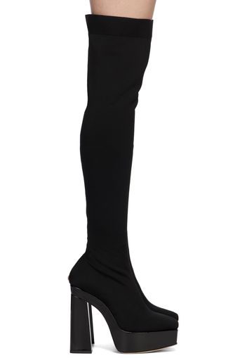 Jimmy Choo Black Giome 140 Boots