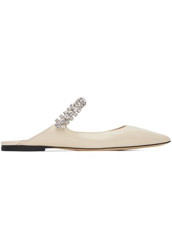 Jimmy Choo Off-White Bing Flat Mules