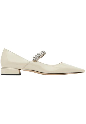 Jimmy Choo Off-White Bing Pump Ballerina Flats