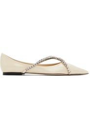 Jimmy Choo Off-White Genevi Ballerina Flats