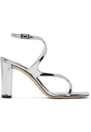 Jimmy Choo Silver Azie 85 Heeled Sandals