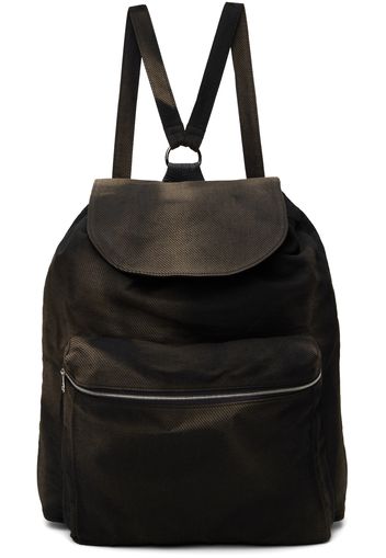 JiyongKim Black Sun-Bleached Backpack