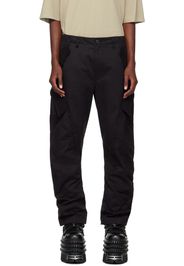 JiyongKim Black Mutli-Pocket Cargo Pants