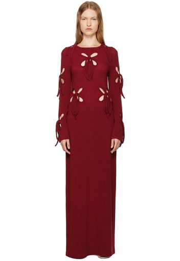 J.Kim Red Petal Maxi Dress