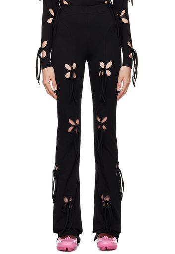 J.Kim Black Petal Leggings