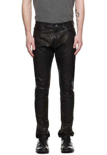 John Elliott Black Cast 2 Leather Pants