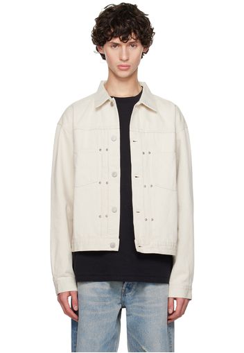 John Elliott Off-White Thumper Type II Denim Jacket