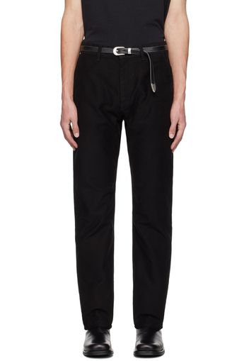 John Elliott Black Moleskin Trousers