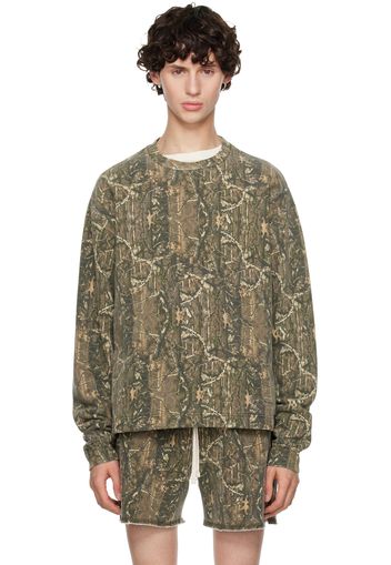 John Elliott Khaki Skeptic Sweatshirt