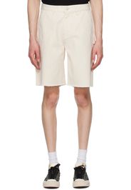 John Elliott Off-White Cut-Off Shorts