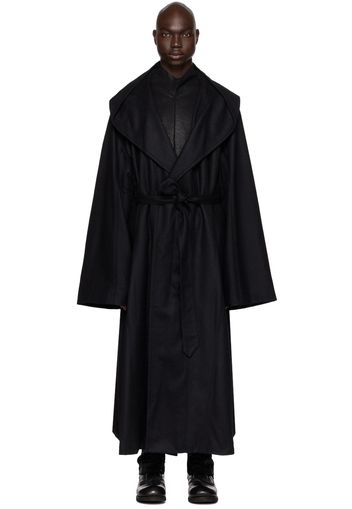 Julius Black Hooded Coat