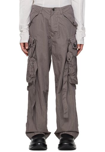 Julius Gray Gas Mask Cargo Pants