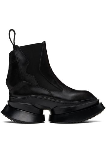 Julius Black Side-Gore Shell Chelsea Boots