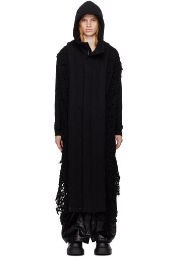 Julius Black Long Drape Hood