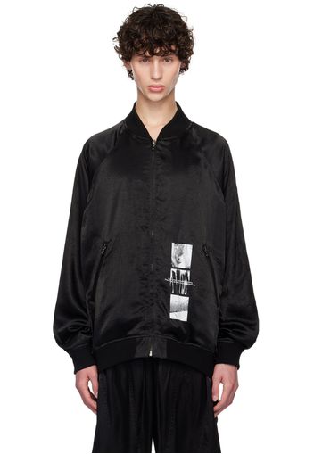 Julius Black Sukajan Reversible Bomber Jacket