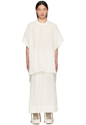 Julius Off-White Poncho T-Shirt