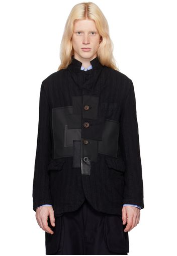 Junya Watanabe Black Patchwork Blazer