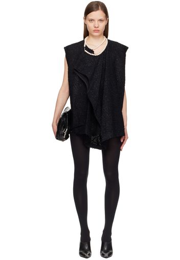 Junya Watanabe Black Asymmetric Minidress