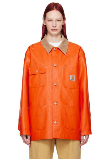 Junya Watanabe Orange Carhartt Work In Progress Edition Jacket