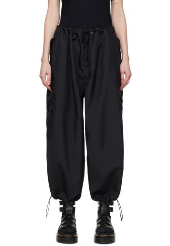 Junya Watanabe Black Drawstring Lounge Pants