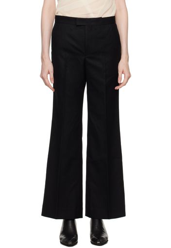 Junya Watanabe Black Flared Trousers