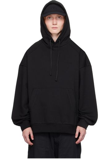 Juun.J Black Graphic Hoodie