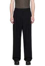 Juun.J Black Pleated Trousers