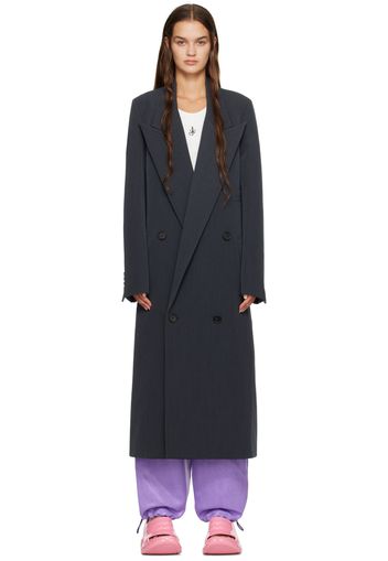 JW Anderson Gray Longline Coat