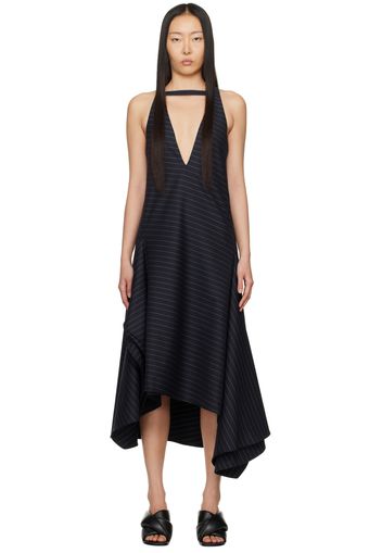 JW Anderson Navy Layered Maxi Dress