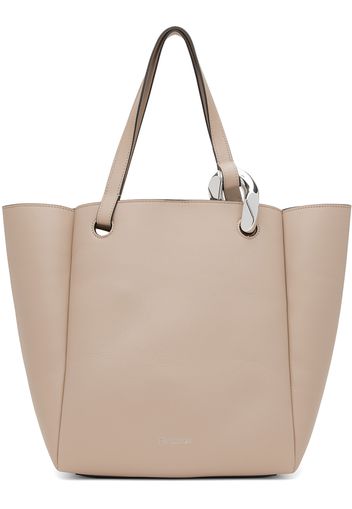 JW Anderson Taupe JWA Corner Leather Tote