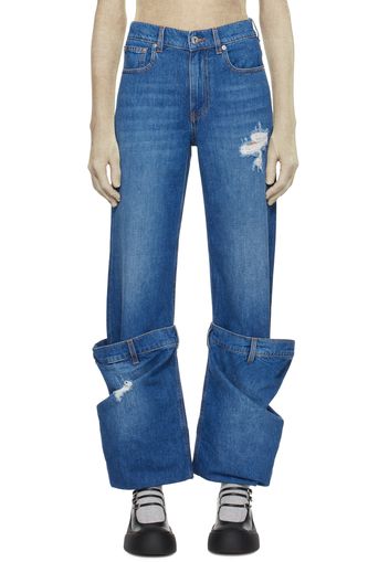 JW Anderson Blue Bucket Jeans