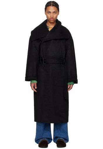 JW Anderson Black Wrap Coat