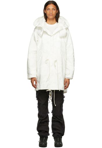 Kanghyuk White Airbag Fishtail Coat