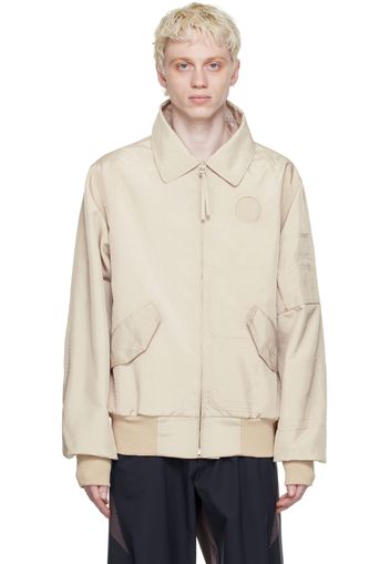 Kanghyuk Beige Polyester Bomber Jacket