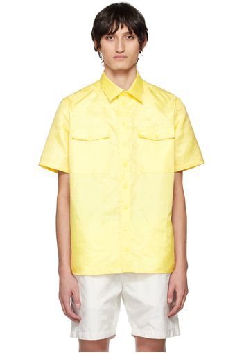 Kanghyuk Yellow Press-Stud Shirt