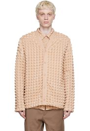 Kanghyuk Beige Polyester Cardigan