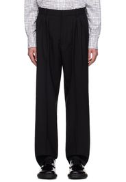 Kenzo Black Kenzo Paris Pleated Tailored Trousers