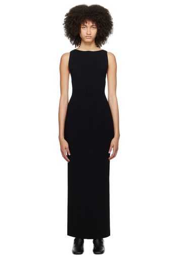 KHAITE Black 'The Evelyn' Maxi Dress