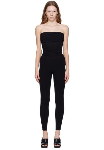 KHAITE Black 'The Tela' Jumpsuit