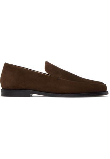 KHAITE Brown 'The Alessio' Loafers