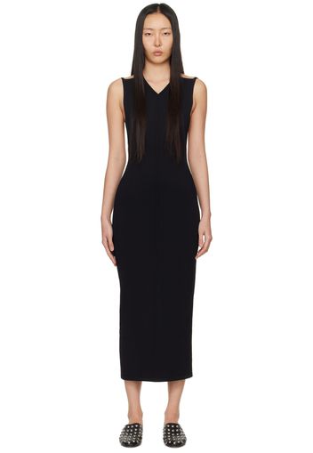 KHAITE Black 'The Teri' Maxi Dress