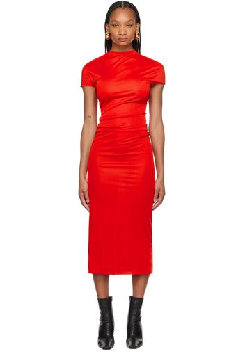 KHAITE Red 'The Yenza' Maxi Dress