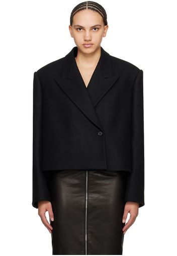 KHAITE Black Raymond Blazer