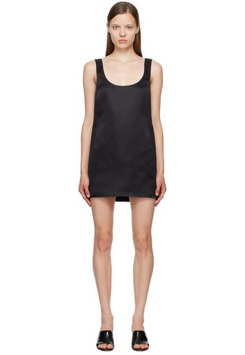 KHAITE Black 'The Pranta' Minidress