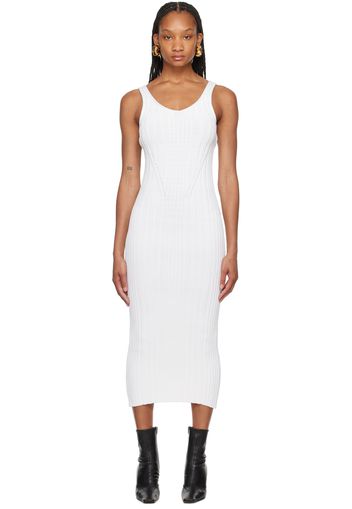 KHAITE White 'The Ottilie' Midi Dress