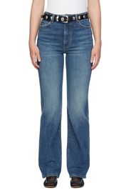 KHAITE Blue 'The Danielle' Stretch Jeans