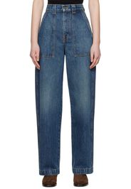 KHAITE Blue 'The Hewitt' Jeans