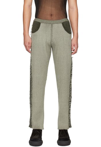 khanh brice nguyen SSENSE Exclusive Green Lounge Pants