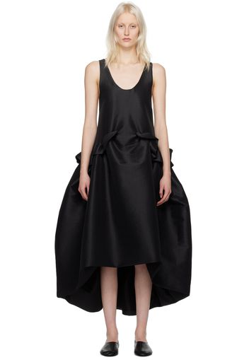 Kika Vargas SSENSE Exclusive Black Ramya Maxi Dress