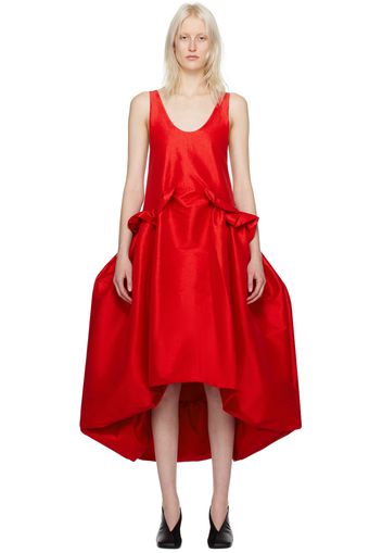 Kika Vargas SSENSE Exclusive Red Ramya Maxi Dress